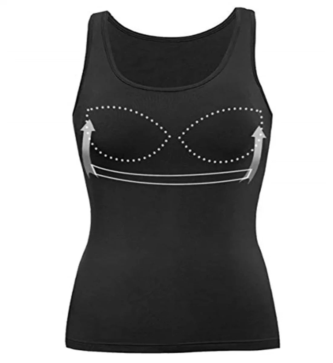 Jessica's Curves: Bra Tank Top with Removable Shaper