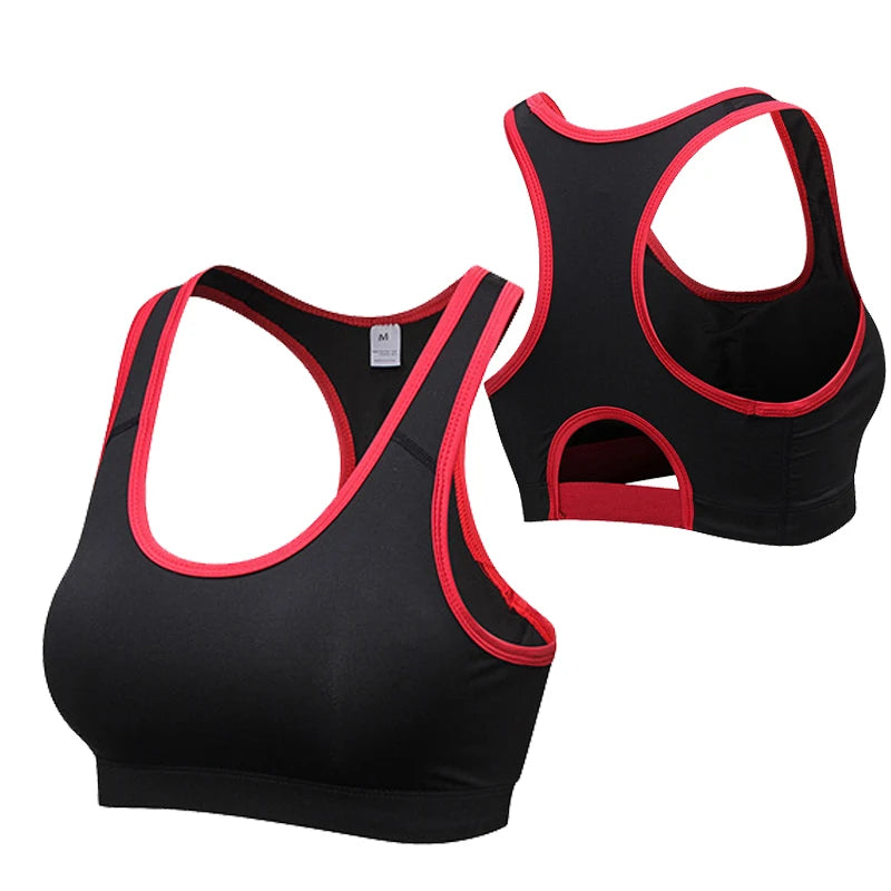 Lucie - Wire-Free Push Up Sports Bra