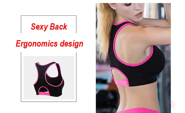 Lucie - Wire-Free Push Up Sports Bra