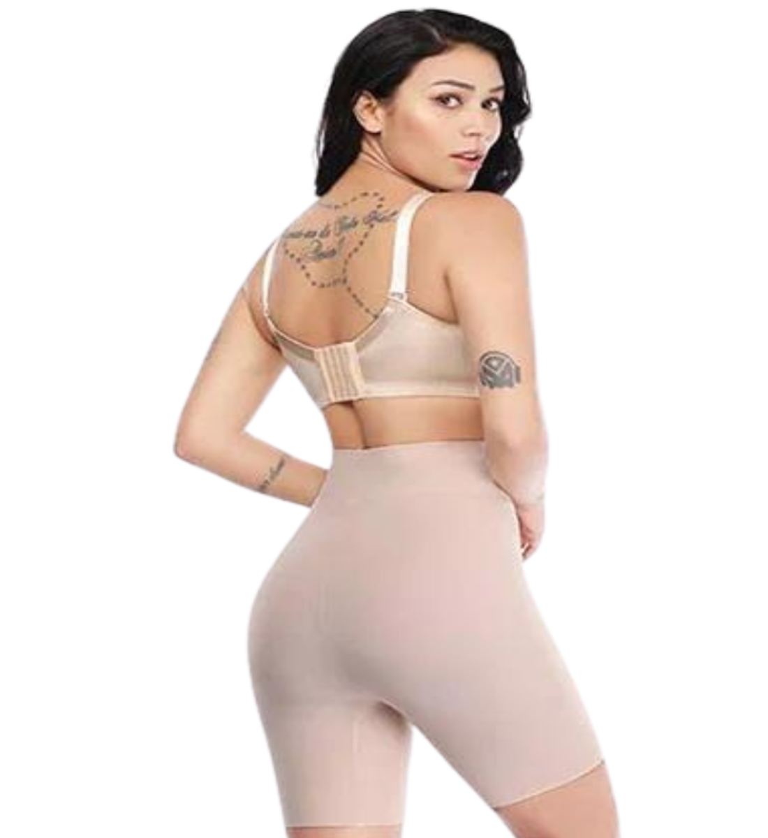 Zeigen Sie Ihre Kurven mit Selbstvertrauen: Halle's Power Shorts – hoch taillierter Body Shaper für Frauen. Erleben Sie phänomenalen, leichten Komfort und eine ultra-atmungsaktive Shapewear Control Pant 