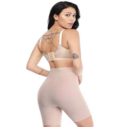 Flaunt Your Curves with Confidence: Halle's Power Shorts - High-Waist Body Shaper for Women. Experience Phenomenal Lightweight Comfort and Ultra-Breathable Shapewear Control Pant