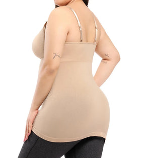 Keira - Wirefree Nursing and Cotton Breastfeeding Bra, Built into Postpartum Shaping Tank Top