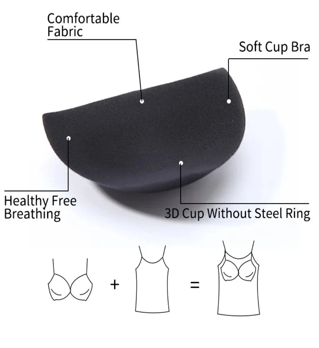 Jessica's Curves: Bra Tank Top with Removable Shaper