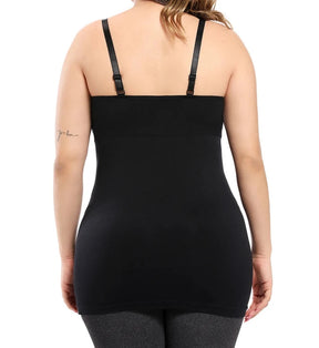 Keira - Wirefree Nursing and Cotton Breastfeeding Bra, Built into Postpartum Shaping Tank Top