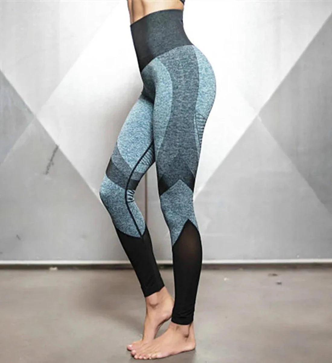 Nadia -  Mesh 2-Piece Yoga Set