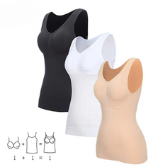 Jessica's Curves: Bra Tank Top with Removable Shaper