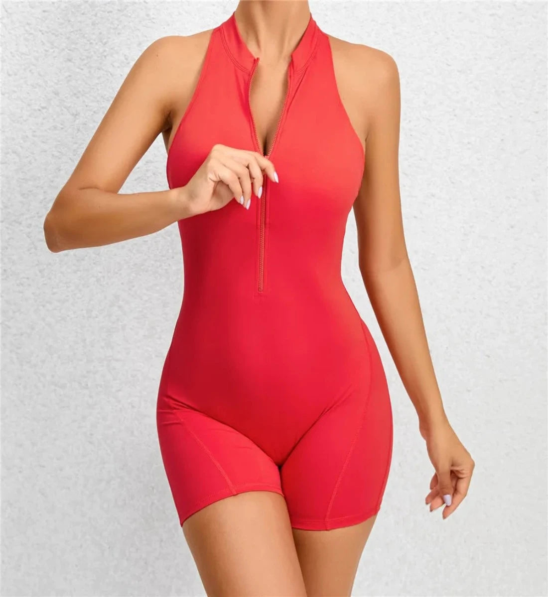 Florence - Fashionable one-piece jumpsuit with stylish zipper