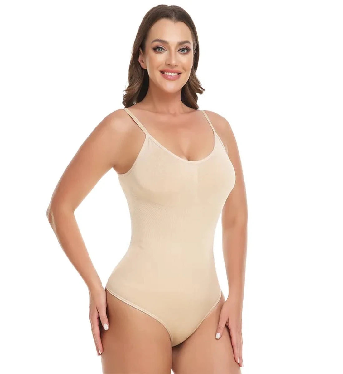 Sandra's Tummy Control Bodysuit - Seamless Slimming, Butt Lifting, and Confidence-Boosting Camisole!