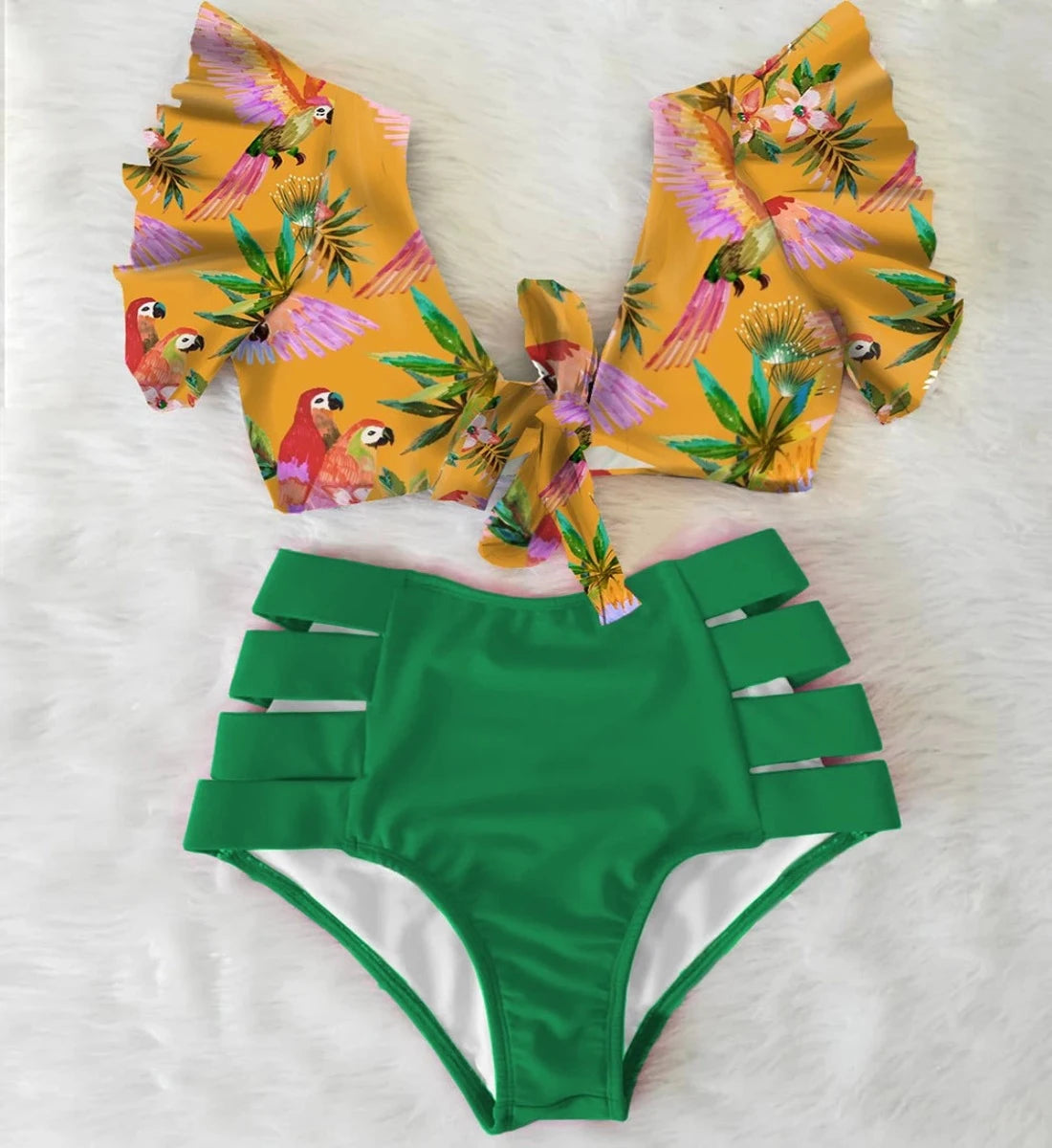 Paloma - Ruffle Sexy Bikini Set