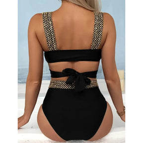 Farrah - Two Piece Cross Wrap Bathing Suit