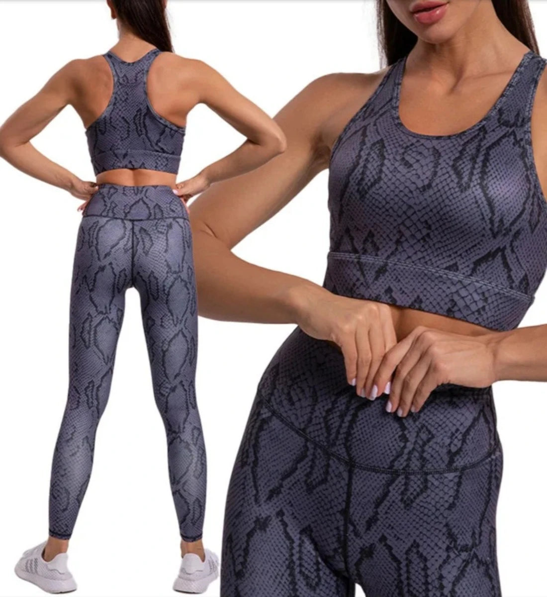 Vera - Chic Snake Skin Sport Set