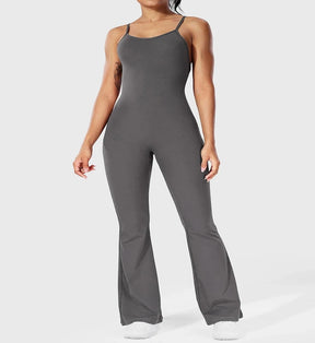 Madison - Sleeveless Scrunch Butt Jumpsuit: Backless, Bodycon Fit