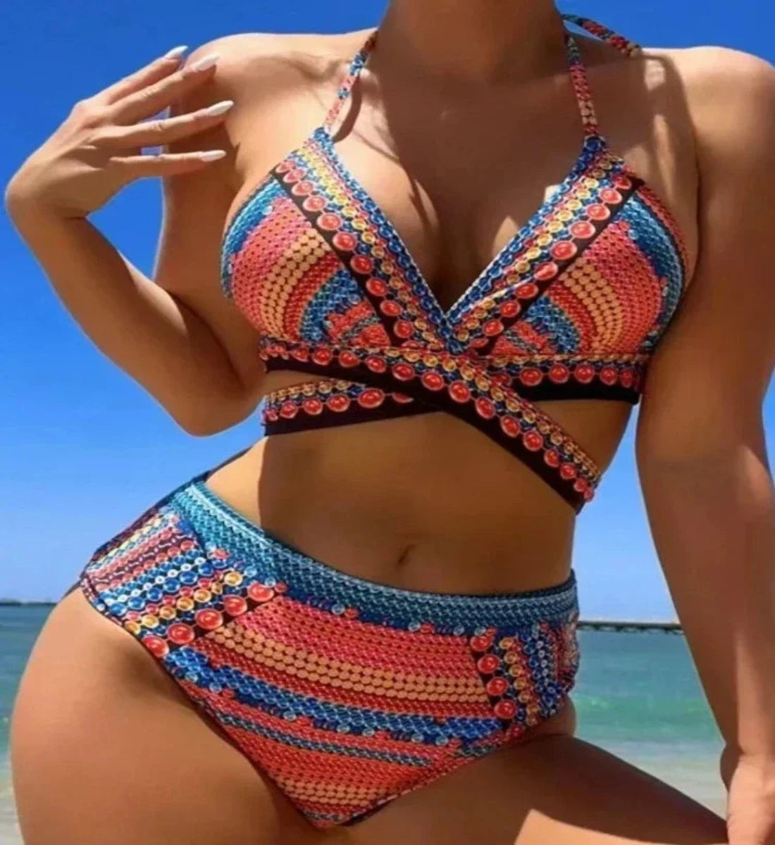 Alicya - Bikini Beach Suit 3-Piece