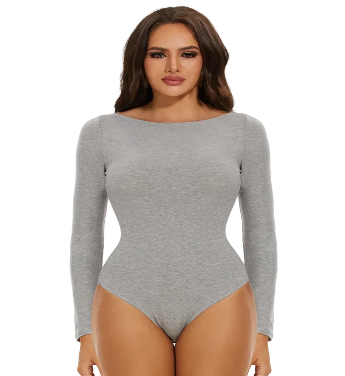 Elizabeth's Allure Collection - Long Sleeve Bodysuit for Irresistible Charm and Cozy Comfort!