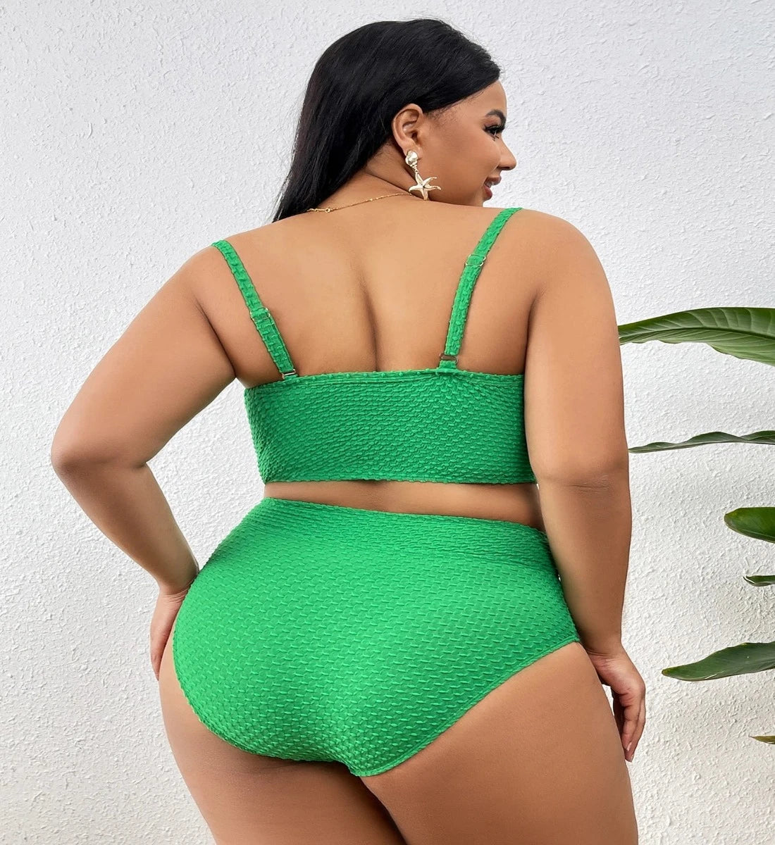 Sarita - Solid Plus Size Swimwear