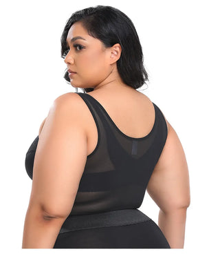 Sculpt, Lift, Correct: Monica's 3-in-1 Waist Trainer - Unleash Confidence with Girdle, Push-Up Bra, and Slimming Corset for Ultimate Posture Control and Tummy Mastery!