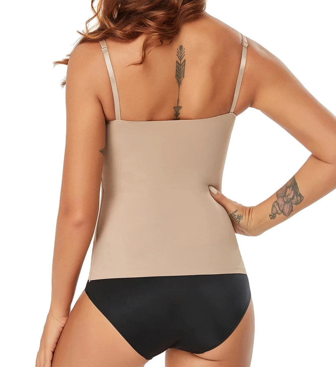 Sharon's Secret Elegance - Sculpt, Slim, Sizzle with our Seamless Tummy-Control Camisole!