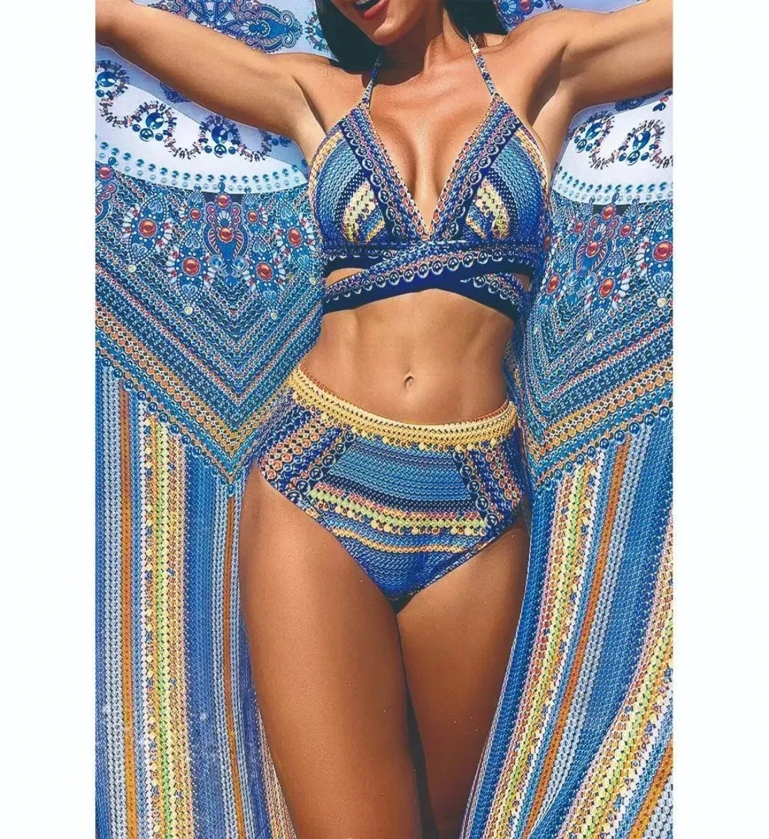 Alicya - Bikini Beach Suit 3-Piece