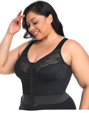 Sculpt, Lift, Correct: Monica's 3-in-1 Waist Trainer - Unleash Confidence with Girdle, Push-Up Bra, and Slimming Corset for Ultimate Posture Control and Tummy Mastery!