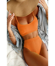 Daleya - Bikini Ribbed Buckle Swimsuit