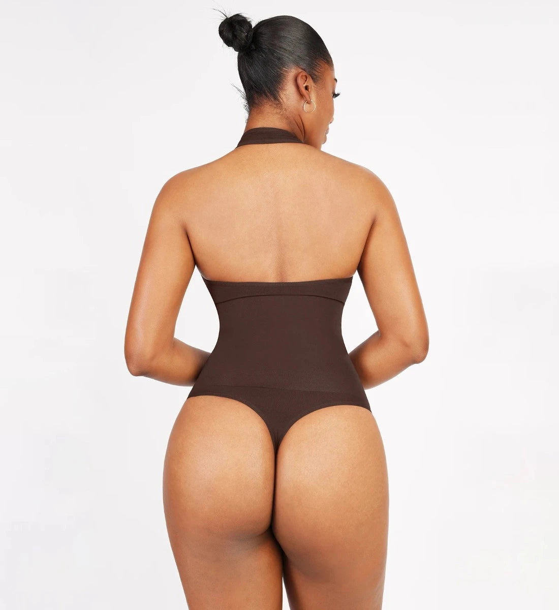 Evonne - Sleek & Sexy Seamless Backless  Bodysuit