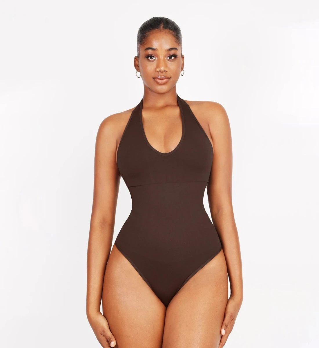 Evonne - Sleek & Sexy Seamless Backless  Bodysuit