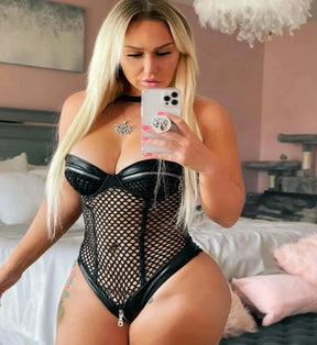 Marie - Sensual Fishnet Bodysuit