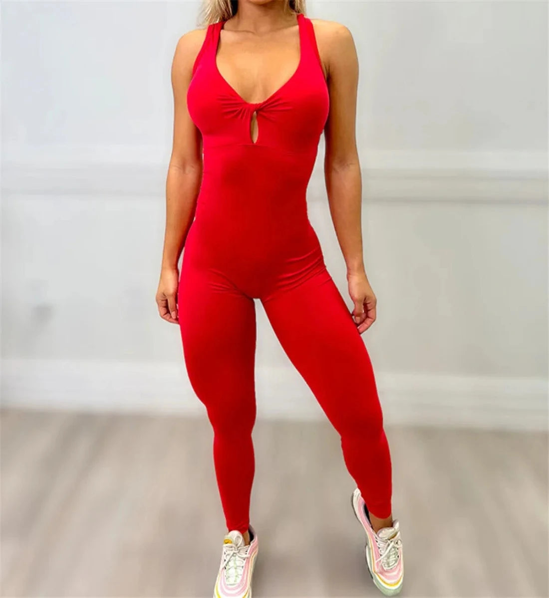 Oksana - Sleek One-Piece Jumpsuit, both style and functionality