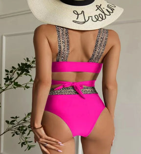 Farrah - Two Piece Cross Wrap Bathing Suit