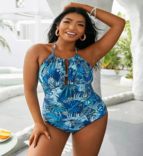 Adela - Plus Size One Piece Swimwear