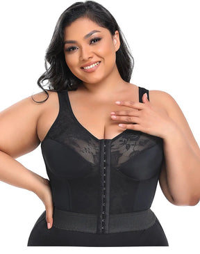 Sculpt, Lift, Correct: Monica's 3-in-1 Waist Trainer - Unleash Confidence with Girdle, Push-Up Bra, and Slimming Corset for Ultimate Posture Control and Tummy Mastery!