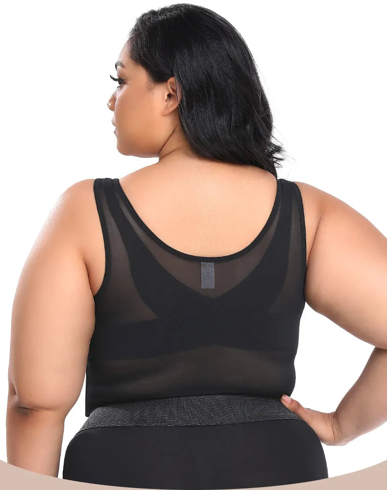 Sculpt, Lift, Correct: Monica's 3-in-1 Waist Trainer - Unleash Confidence with Girdle, Push-Up Bra, and Slimming Corset for Ultimate Posture Control and Tummy Mastery!